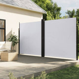 Vidaxx ausziehbarer Windschutz 220x1000 cm weiß