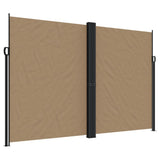 Vidaxx ausziehbarer Windschutz 220x1000 cm Taupe