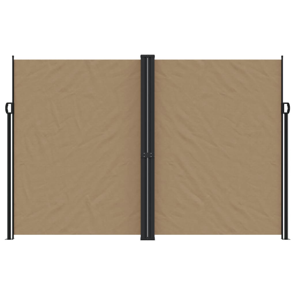 Vidaxl Windshield utvidbar 220x1000 cm taupe