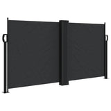 Vidaxx ausziehbarer Windschutz 120x1200 cm schwarz