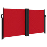 Vidaxx ausziehbarer Windschutz 120x1200 cm rot