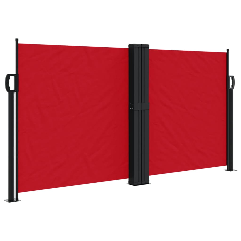 Pare-brise Vidaxl extensible 120x1200 cm rouge