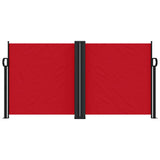 Vidaxx ausziehbarer Windschutz 120x1200 cm rot