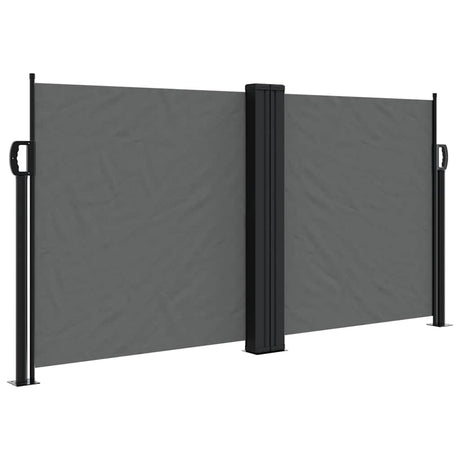 Vidaxx ausziehbarer Windschutz 120x1200 cm Anthrazit