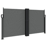 Pare-brise Vidaxl extensible 120x1200 cm anthracite -colored