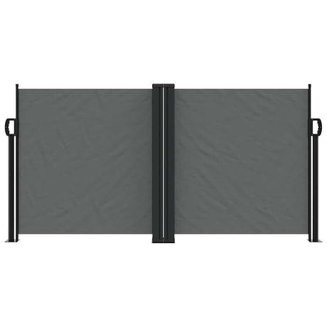 Vidaxx ausziehbarer Windschutz 120x1200 cm Anthrazit