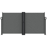 Pare-brise Vidaxl extensible 120x1200 cm anthracite -colored