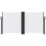 Vidaxx ausziehbarer Windschutz 120x1200 cm weiß
