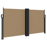 Vidaxx ausziehbarer Windschutz 120x1200 cm Taupe