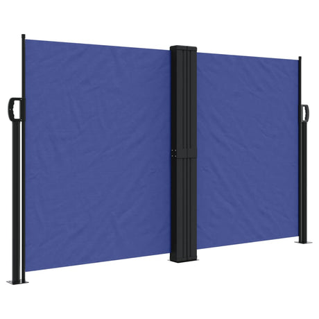 Vidaxx ausziehbarer Windschutz 140x1200 cm blau