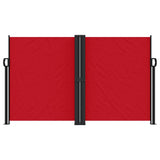 Vidaxx ausziehbarer Windschutz 140x1200 cm rot