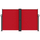 Vidaxl windscherm uittrekbaar 140x1200 cm rood