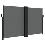 Vidaxx ausziehbarer Windschutz 140x1200 cm Anthrazit