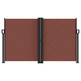 Vidaxx ausziehbarer Windschutz 140x1200 cm braun