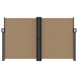 BIDAXL Windshield utdragbar 140x1200 cm taupe