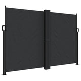 Vidaxx ausziehbarer Windschutz 160x1200 cm schwarz