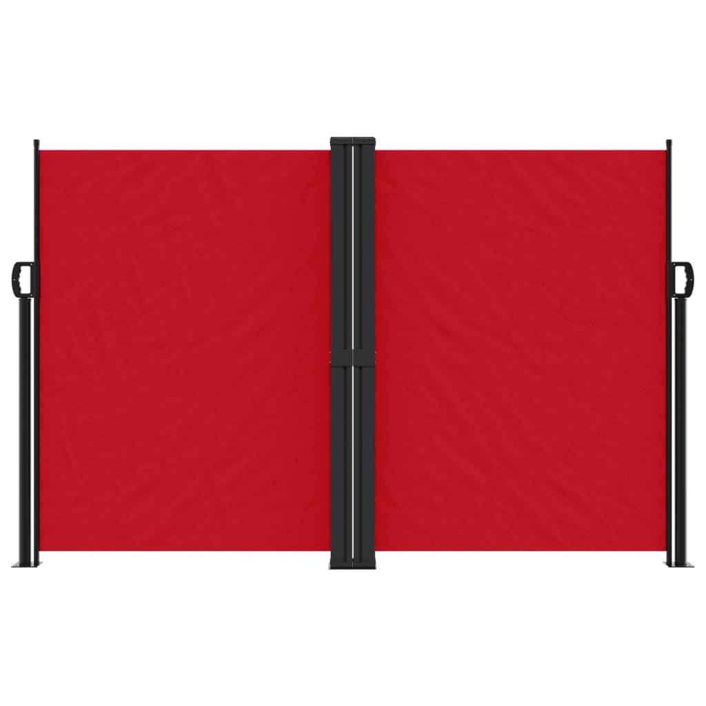 Vidaxx ausziehbarer Windschutz 160x1200 cm rot