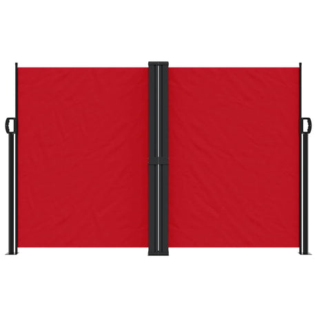 Vidaxx ausziehbarer Windschutz 160x1200 cm rot