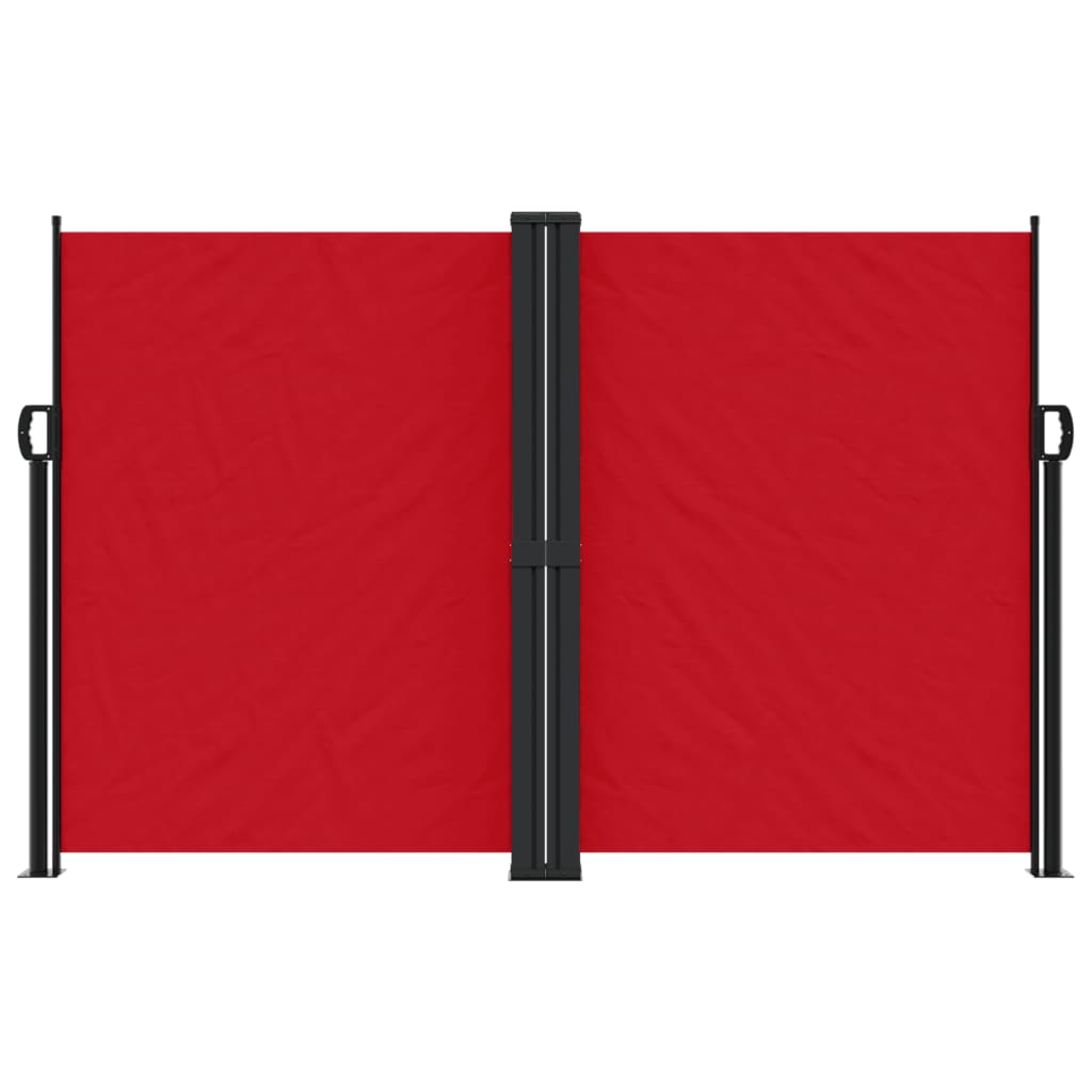 Pare-brise Vidaxl extensible 160x1200 cm rouge