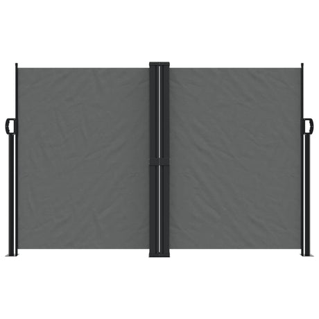 Vidaxx ausziehbarer Windschutz 160x1200 cm Anthrazit