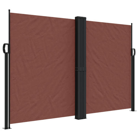 Vidaxx ausziehbarer Windschutz 160x1200 cm braun