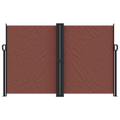 Vidaxx ausziehbarer Windschutz 160x1200 cm braun