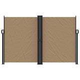 Vidaxx ausziehbarer Windschutz 160x1200 cm Taupe