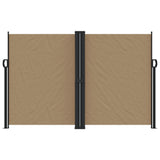 Vidaxl Windshield utvidbar 160x1200 cm taupe