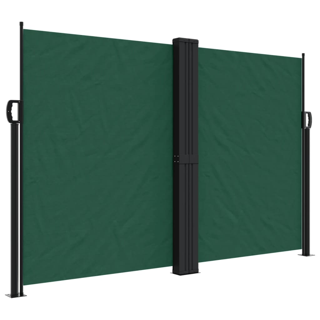Vidaxx ausziehbarer Windschutz 160x1200 cm dunkelgrün