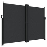 Vidaxx ausziehbarer Windschutz 180x1200 cm schwarz