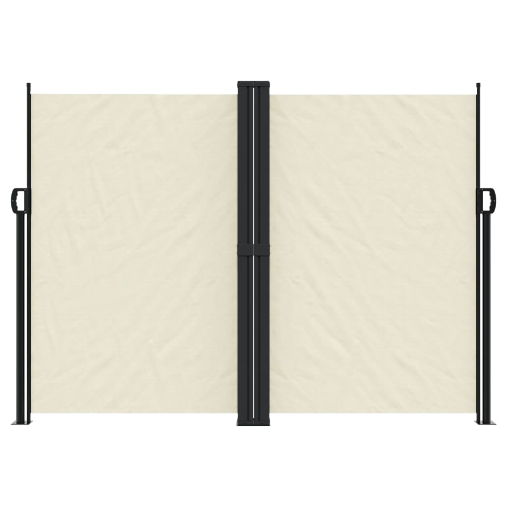 Vidaxl Windshield utdragbar 180x1200 cm Cream -Colored