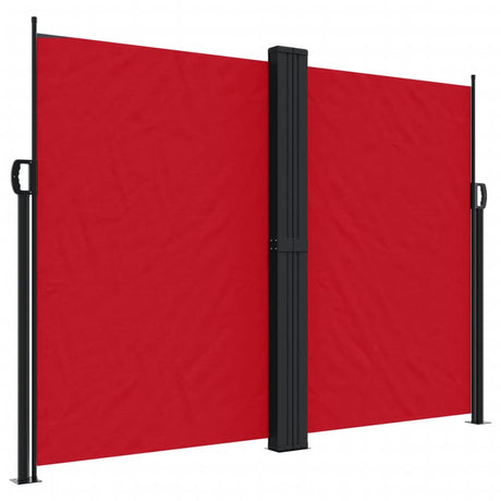 Vidaxx ausziehbarer Windschutz 180x1200 cm rot