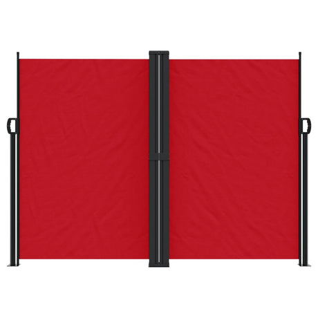 Vidaxx ausziehbarer Windschutz 180x1200 cm rot