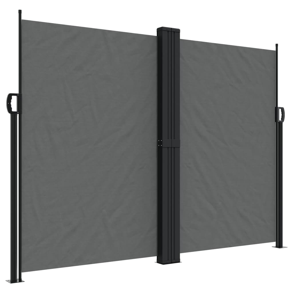 Vidaxl Garden Screen Extendable 180x1200 cm Anthracite -farget