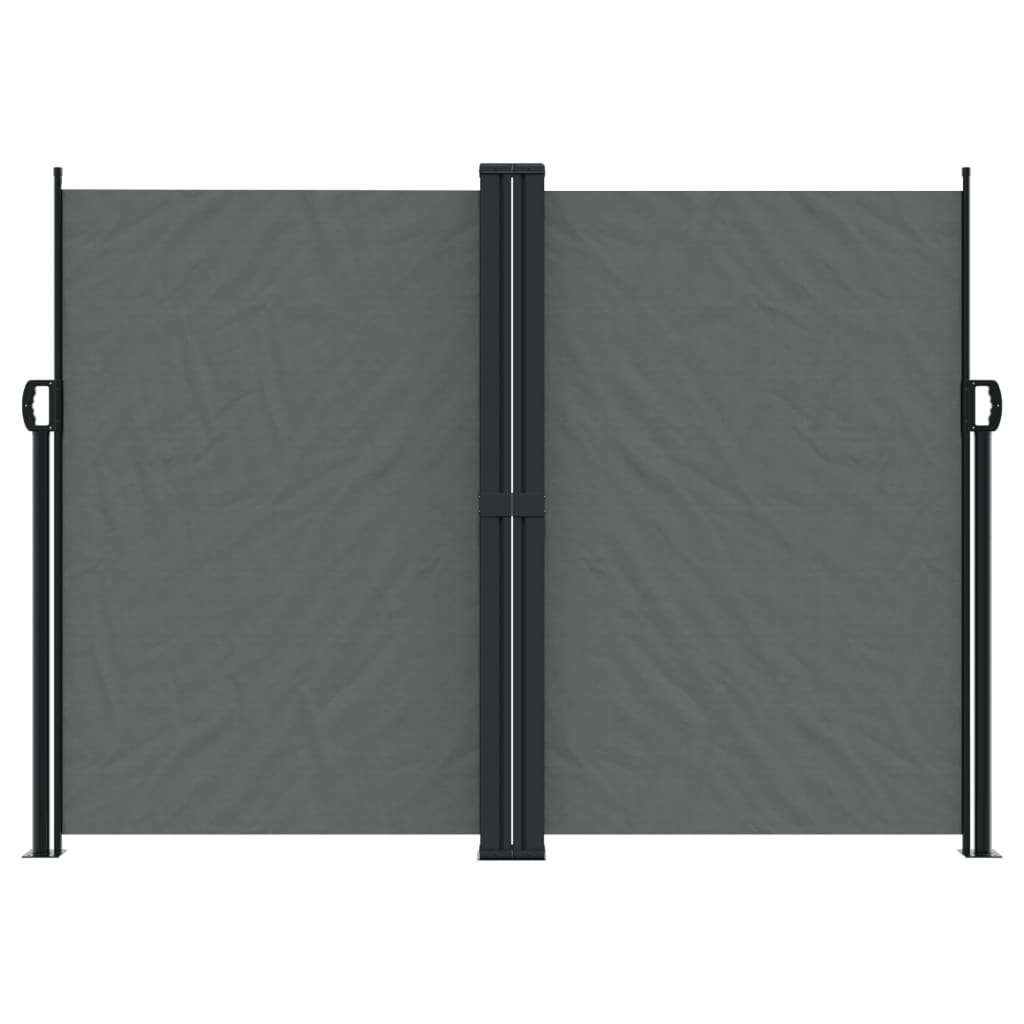 Vidaxl Garden Screen Extendable 180x1200 cm Anthracite -farget