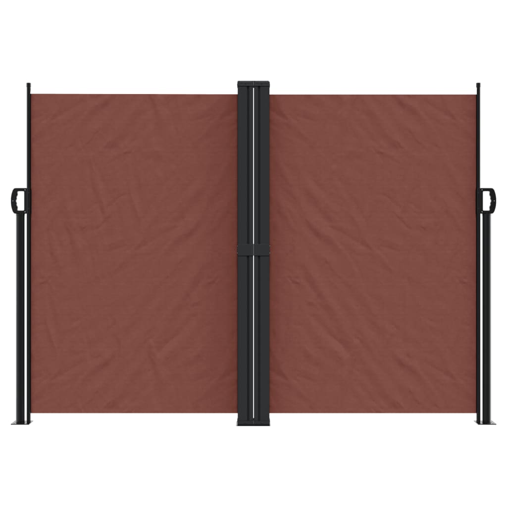 Vidaxx ausziehbarer Gartenschirm 180x1200 cm braun