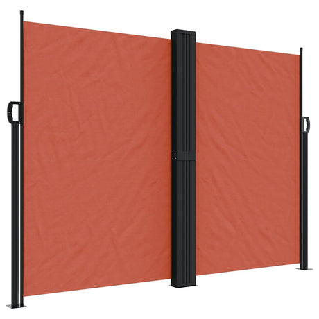 Vidaxx ausziehbarer Windschutz 180x1200 cm terrakottafarben