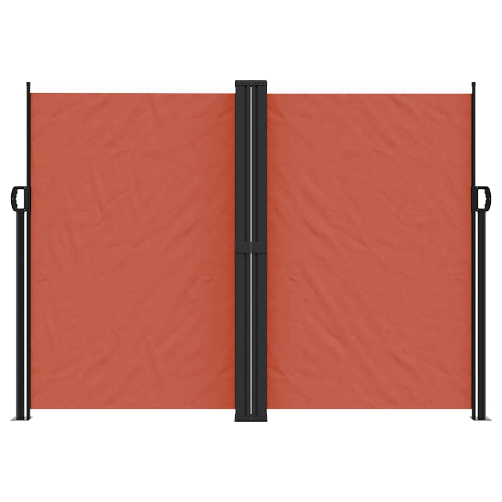 Vidaxx ausziehbarer Windschutz 180x1200 cm terrakottafarben
