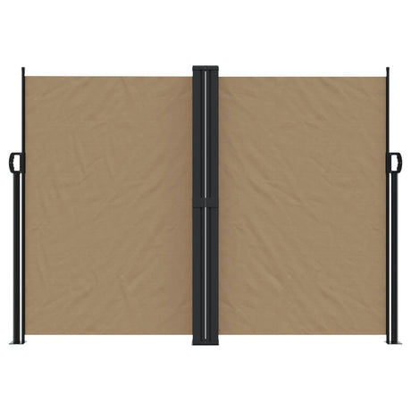 Vidaxx ausziehbarer Windschutz 180x1200 cm Taupe