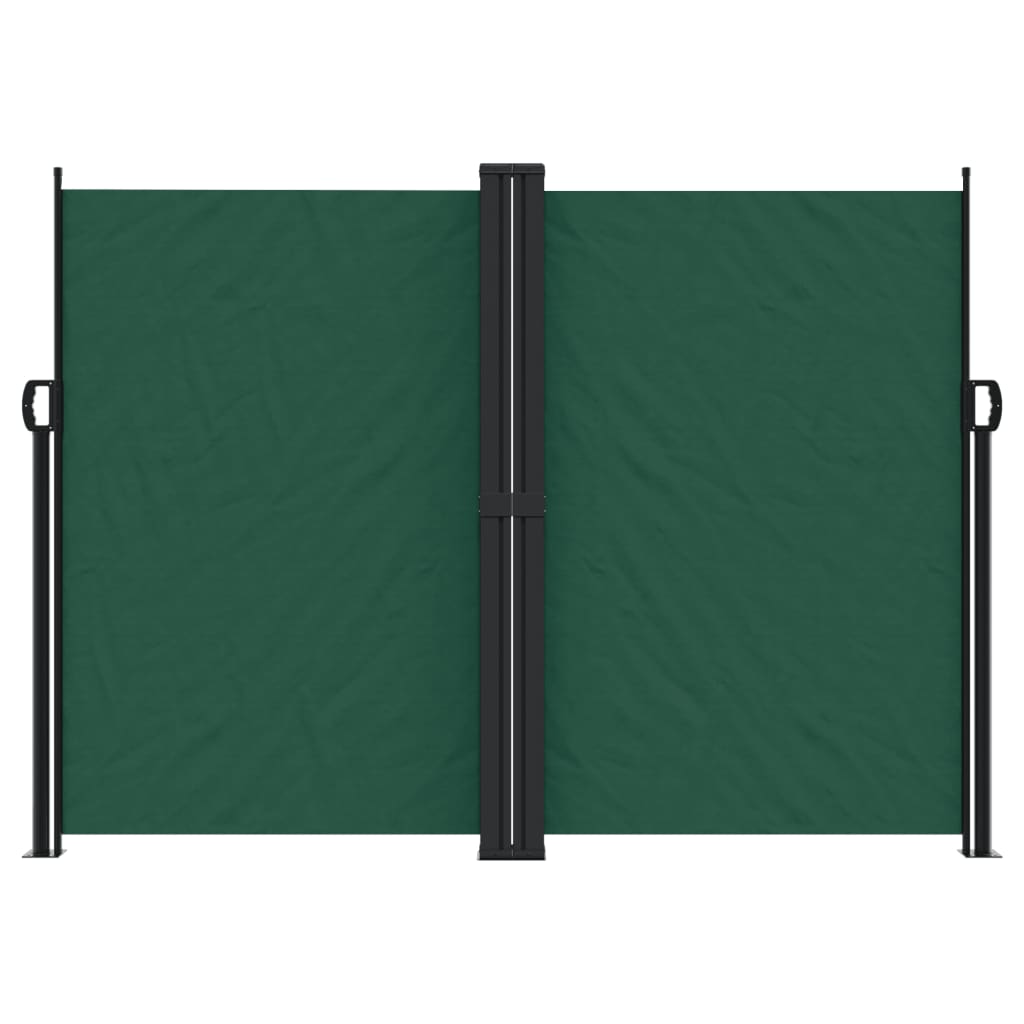 Vidaxl windshield Extendable 180x1200 cm dark green