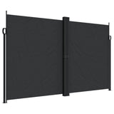Vidaxx ausziehbarer Gartenschirm 200x1200 cm schwarz