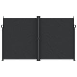 Vidaxx ausziehbarer Gartenschirm 200x1200 cm schwarz
