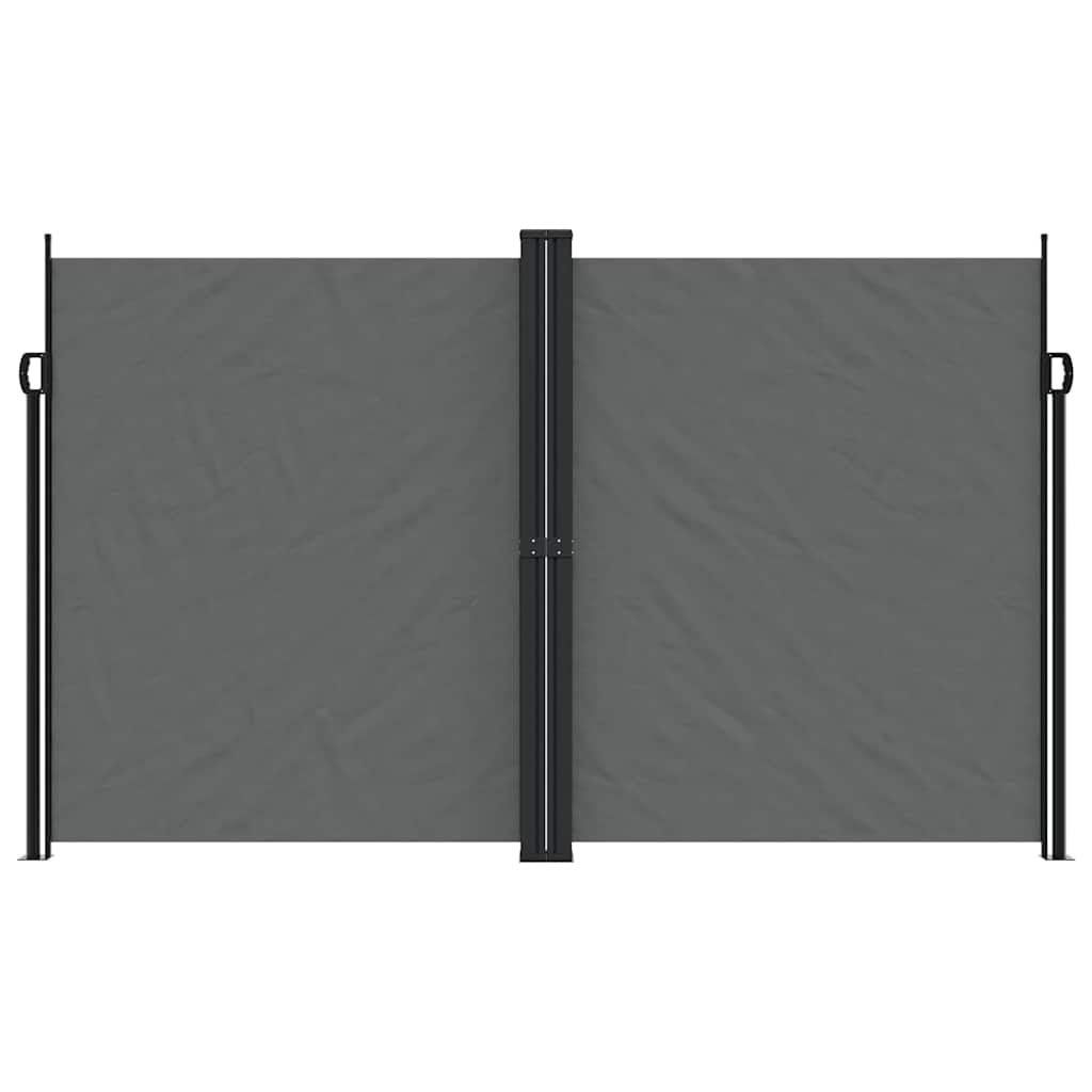 Vidaxx ausziehbarer Gartenschirm 200x1200 cm Anthrazit