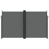 Vidaxx ausziehbarer Gartenschirm 200x1200 cm Anthrazit