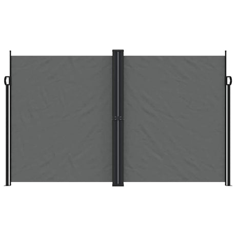 Vidaxx ausziehbarer Gartenschirm 200x1200 cm Anthrazit