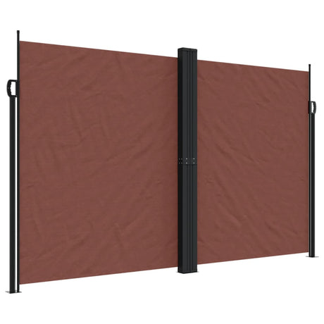 Vidaxx ausziehbarer Gartenschirm 200x1200 cm braun