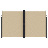 Vidaxx ausziehbarer Windschutz 200x1200 cm beige