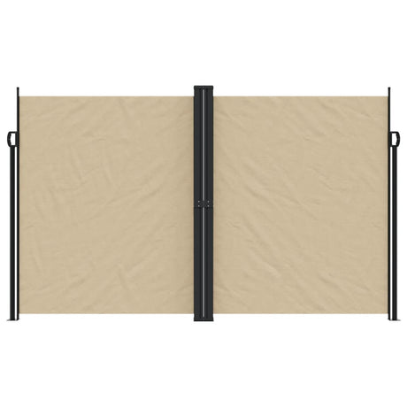 Vidaxx ausziehbarer Windschutz 200x1200 cm beige