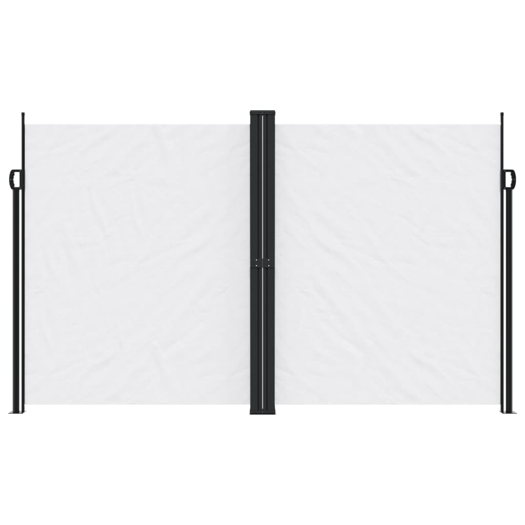 Vidaxx ausziehbarer Windschutz 200x1200 cm weiß