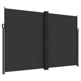 VidaXL Garden screen Extendable 220x1200 cm Black